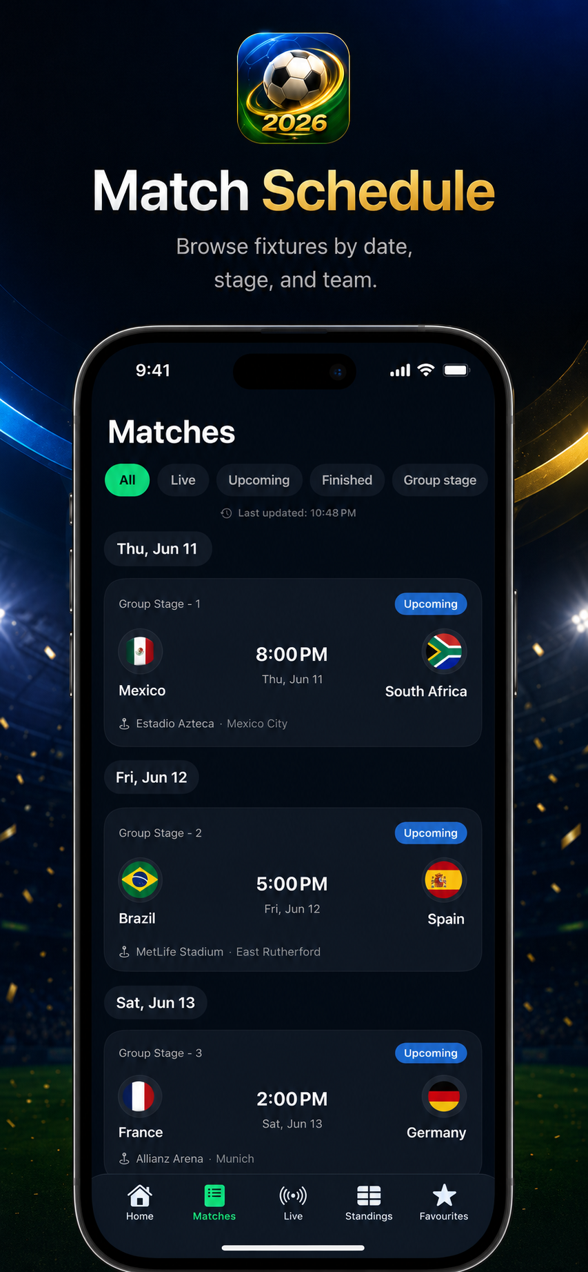 FootBall Cup Live 2026 screenshot 2