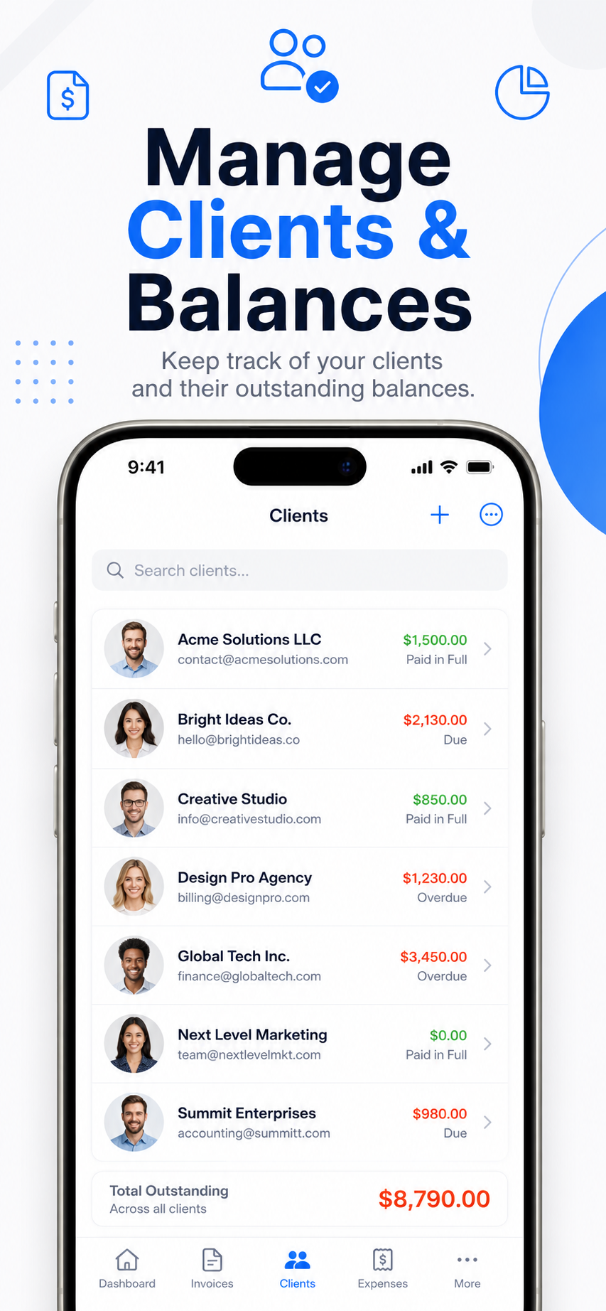 Invoice Maker Pro PDF Bills app screenshot
