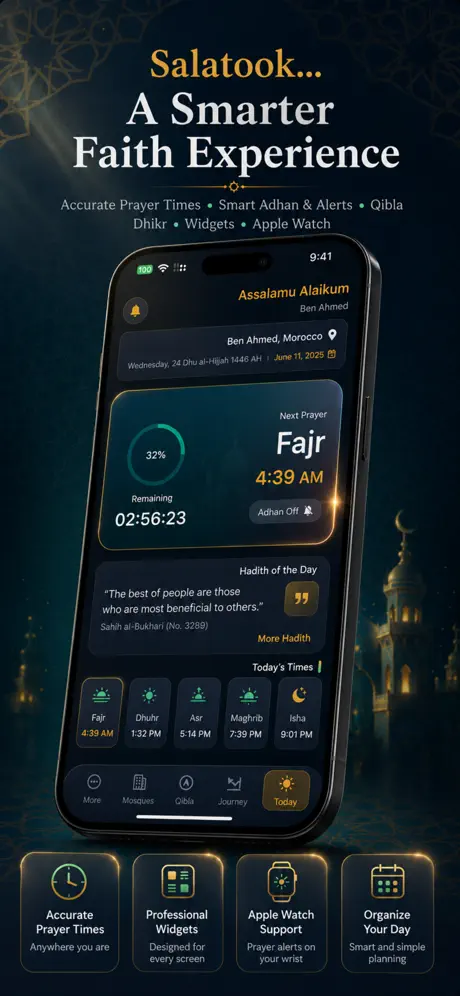 Salatook: Prayer & Adhan app screenshot